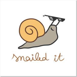snailed it Posters and Art